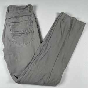 BKE Carter Casuals Men's Gray Micro Corduroy Straight‎ Leg Jeans Size 32L